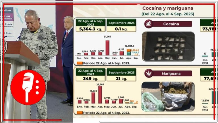 Se informó sobre el decomiso de armas, drogas, así como la detención de personas en vehículos de los últimos 15 días (VIDEO)