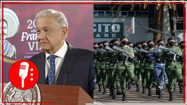 AMLO destacó el trabajo de las autoridades militares y todo lo que conforma el ejército ya que actúan con lealtad al pueblo (VIDEO)