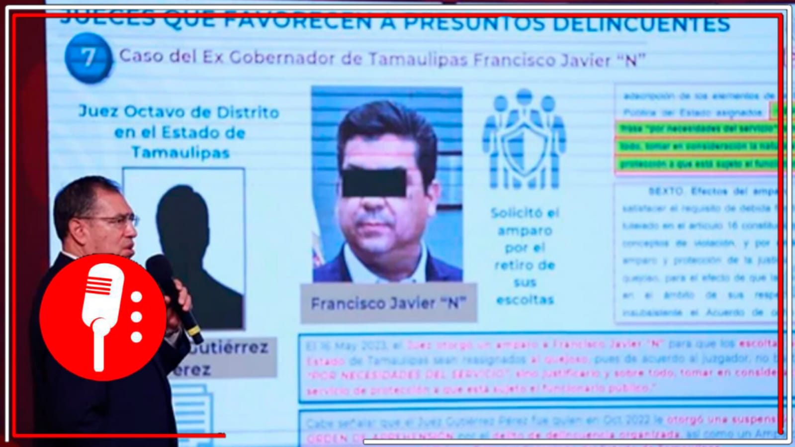 Luis Rodríguez informó sobre 8 jueces que han beneficiado a la delincuencia (VIDEOS)
