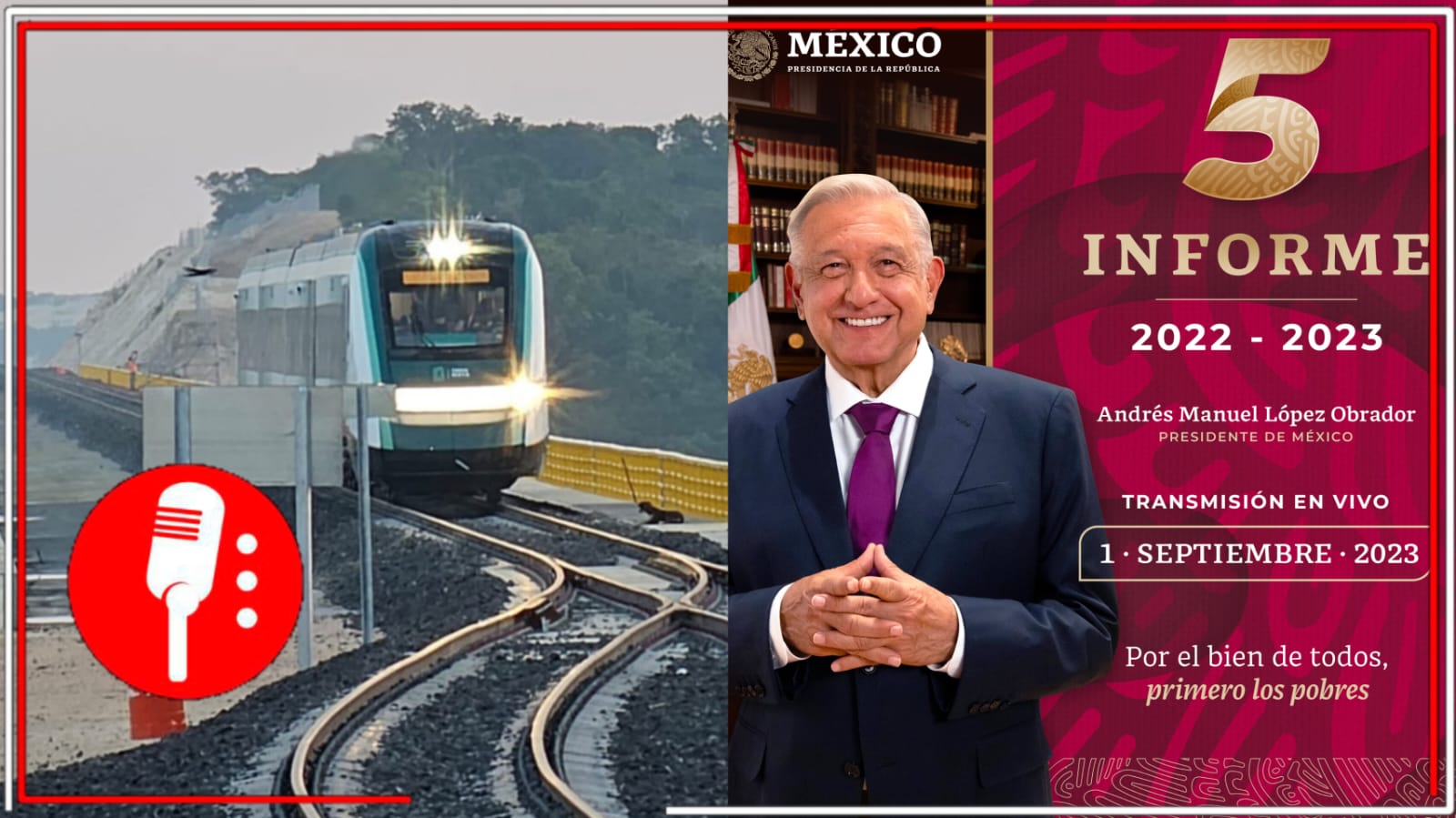 Por vez primera AMLO ofrecerá su informe fuera de la CDMX: El mandatario rendirá cuentas desde Campeche previo a abordar el Tren Maya