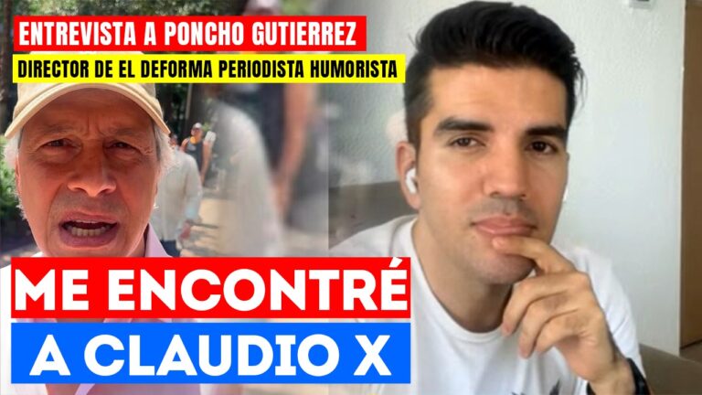 #Entrevista | Me encontré a Claudio X: El director de &#8216;El Deforma&#8217; Poncho Gutiérrez señaló que al evento de Xóchitl Gálvez no asistieron ni mil personas