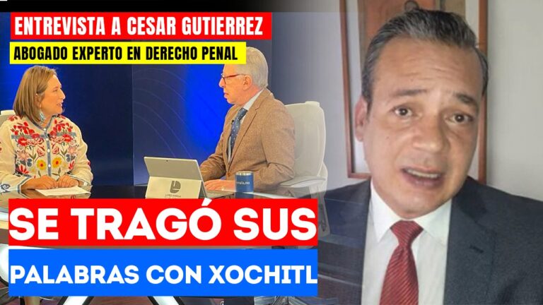 #Entrevista | Se tragó sus palabras con Xóchitl: El abogado experto en derecho penal, Cesar Gutiérrez señaló que López-Dóriga está al servicio del poder empresarial, debido a que el presentador de noticieros cambió su opinión acerca de la panista Gálvez