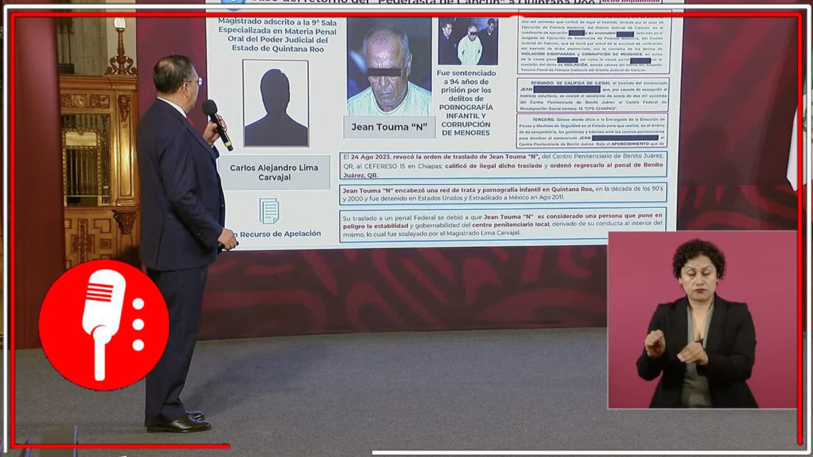 El Cártel de la toga: Exhiben a magistrado Carlos Lima por favorecer a pederasta recluido en penal de Benito Juárez, Quintana Roo (VIDEO)