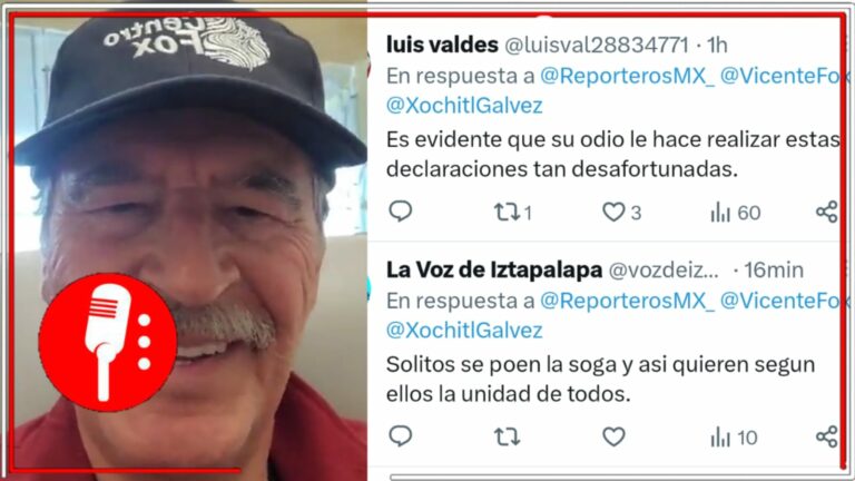 Se nota que es el mentor de la Señora X: Vicente Fox lanza fuertes insultos contra AMLO y llama “idiotas” a millones de mexicanos que apoyan la 4T (VIDEO)