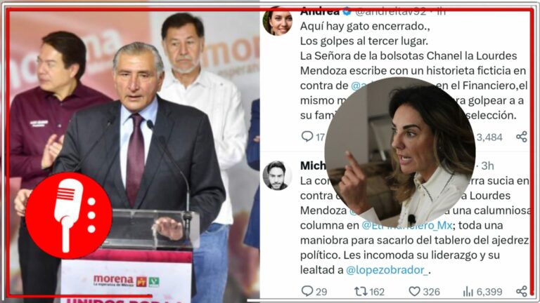 Les incomoda su liderazgo: Tunden a Lourdes Mendoza &#8220;la señora de las bolsas&#8221; por relato de ficción que publicó contra Adán Augusto López