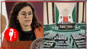 Falso que haya déficit presupuestario: Luisa María Alcalde explicó que el paquete económico 2024 garantiza concluir obras