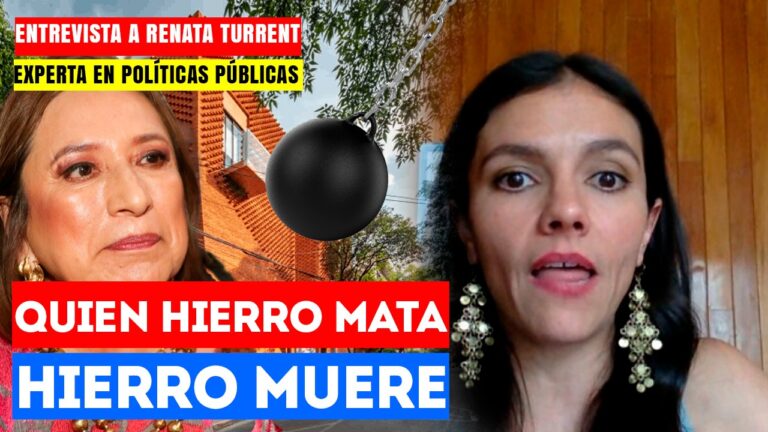#Entrevista | Quien hierro mata, hierro muere: La experta en políticas públicas, Renata Turrent señaló que a Xóchitl le está llegando el karma por lo que le hizo a los hijos de AMLO