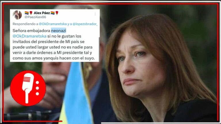 Si le incomodan las decisiones de AMLO, se puede largar a su país: responden a la embajadora de Ucrania, que ahora trata de interferir en la política interna de México