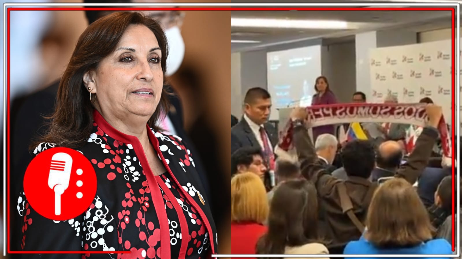 Dina Boluarte se enfrenta al rechazo incluso fuera de Perú y la llaman “asesina” durante un foro en Nueva York (VIDEO)