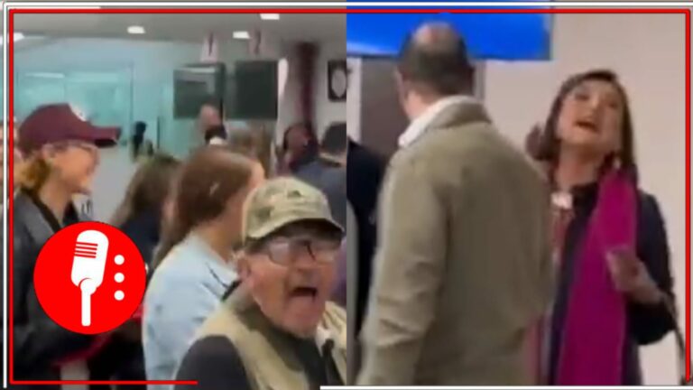 “¡Somos un chingo y seremos más!”: Xóchitl Gálvez vuelve a vivir el rechazo del pueblo, ahora en un aeropuerto donde además se saltó la fila de abordar (VIDEO)