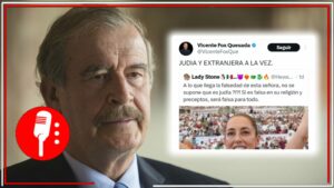 Vicente Fox vuelve a lanzar comentarios antisemitas y xenófobos contra Claudia Sheinbaum; lo tunden en redes