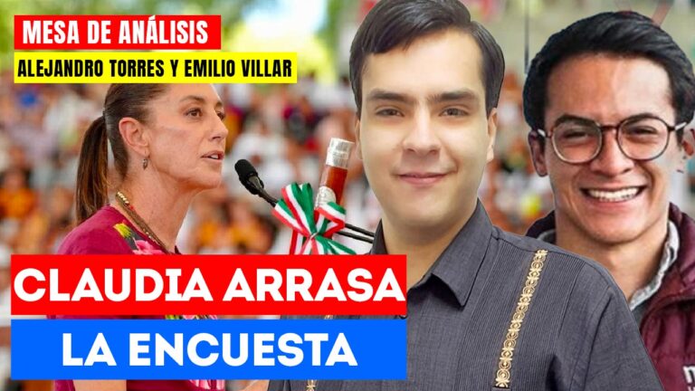 #Entrevista | Claudia arrasa la encuesta: En la Mesa de Análisis, Alejandro Torres y Emilio Villar hablaron sobre que hará la derecha al desinflarse a su candidata