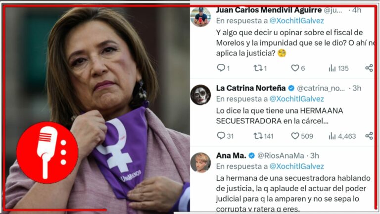 “Lo dice la que tiene una hermana secuestradora en la cárcel”: Mandan contundente mensaje a Xóchitl Gálvez tras intentar politizar el caso de un presunto feminicidio en la CDMX 