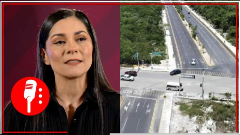 Ni desabasto de gasolina, crisis fiscal ni carreteras chuecas del Bienestar: Liz Vilchis deja en ridículo a los medios de desinformación y sus voceros (VIDEO)