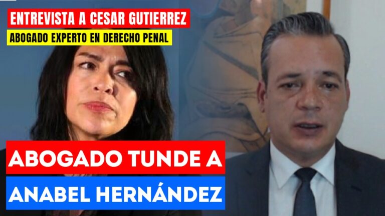 #Entrevista | Abogado tunde a Anabel Hernández: El experto en derecho penal Cesar Gutiérrez tachó de irresponsable la acusación que hizo la periodista sobre AMLO y el Caso Ayotzinapa