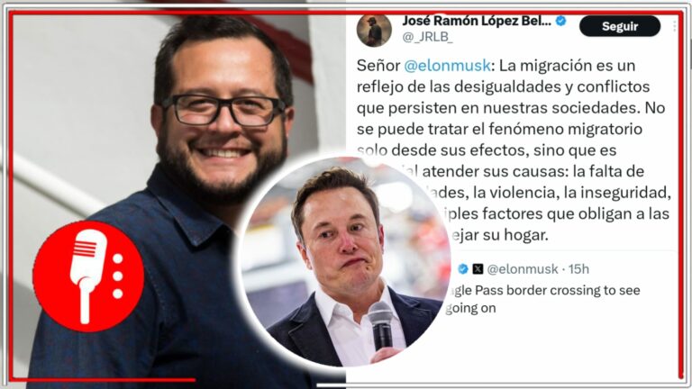 Se deben atender las causas y cerrar las brechas de desigualdad: José Ramón López Beltrán explica a Elon Musk como atender la migración