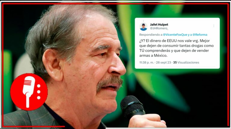 Vicente Fox, ligado al comercio de Marihuana, enfurece porque EE.UU. frenó “ayuda” a México; ciudadanos le piden mejor no opinar