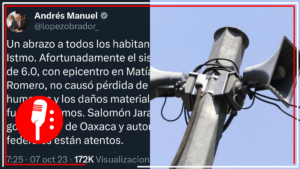Sismo no causó perdida de vidas humanas: AMLO