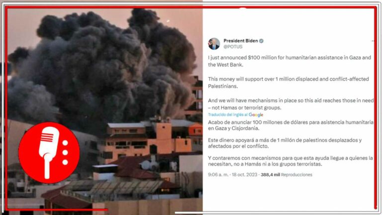 Joe Biden informó que destinará 100 millones de dólares para ayuda humanitaria en Haza y Cisjordania (FOTOS)