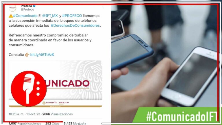 La PROFECO y el IFT hicieron un llamado para suspender de manera inmediata el bloqueo absoluto de celulares adquiridos en el llamado &#8220;mercado gris&#8221; (FOTOS)