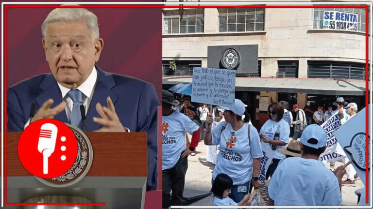 AMLO destacó que los trabajadores del PJF que se manifestaron tienen derecho a expresarse, pero, recalcó que no está de acuerdo con la causa (VIDEO)
