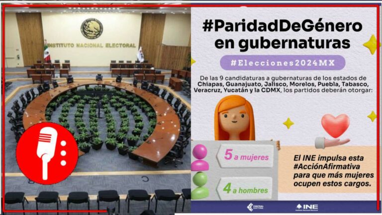 El INE ha avalado, por unanimidad, el acuerdo de principio de paridad de género (FOTOS Y VIDEOS)