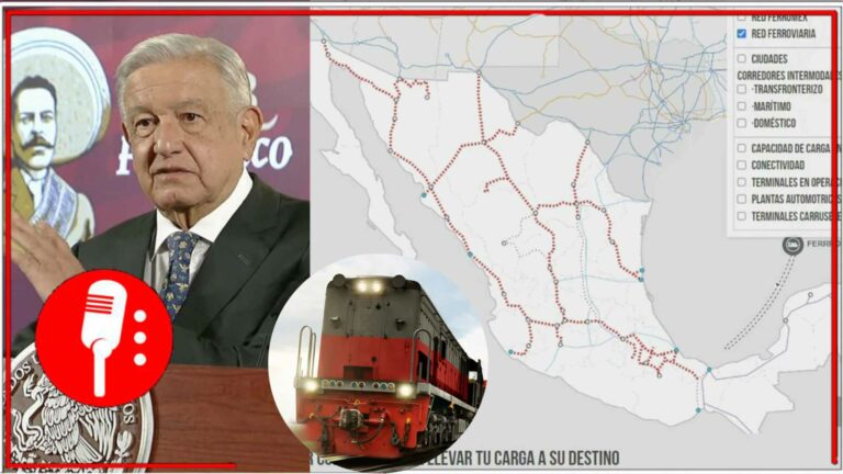 AMLO explicó el proyecto de Trenes de Pasajeros, explicó que tendría muchas ventajas de conectividad en todo el país sin contaminar (VIDEOS)