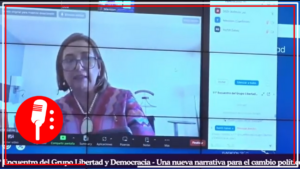 Exhiben en redes a Xóchitl Gálvez por no saber encender un micrófono durante videoconferencia