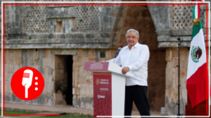 AMLO encabeza encuentro con especialistas en la zona arqueológica de Uxmal y resalta la importancia de la cultura maya
