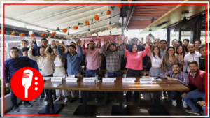 Jóvenes refrendan su compromiso con Claudia Sheinbaum, &#8220;representa el discurso de la 4T&#8221;, señalan