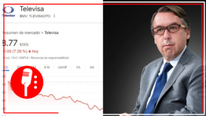 Televisa se desmorona; acciones caen más del 7% tocando un mínimo histórico