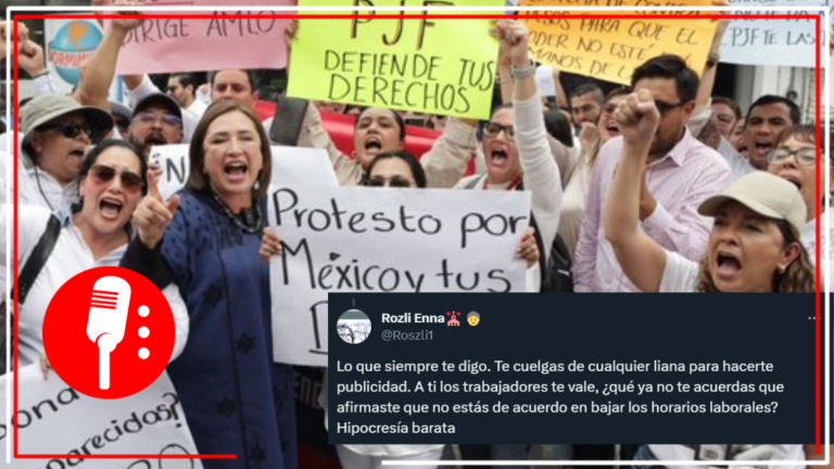 Xóchitl Gálvez se cuelga de las protestas de los empleados del PJF; la tunden en redes