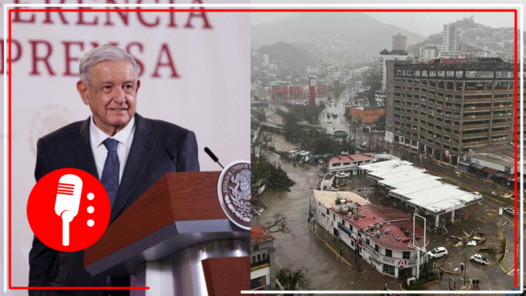 AMLO externa condolencias por fallecidos a causa del huracán Otis y señala que se restablecerán todas las actividades en Acapulco