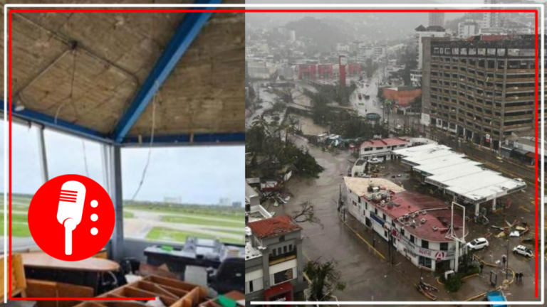 Tras paso de &#8216;Otis&#8217;, recuperan torre de control del Aeropuerto de Acapulco para el puente aéreo