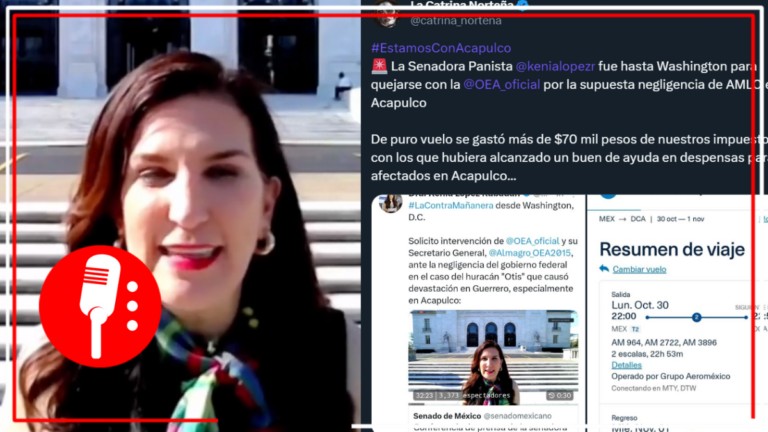 Critican a la panista Kenia López Rabadán por pedir intervención de la OEA en Guerrero