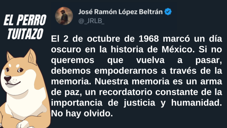 El Perro Tuitazo: 2 de octubre no se olvida