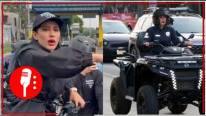 Sandra Cuevas intentó demostrar la legalidad de las motos, pero, no tiene información de la empresa que se las rentó (VIDEOS)
