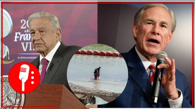AMLO está preparando una carta diplomática para denunciar las problemáticas que se han generado a causa de las medidas de Greg Abbot con el problema migratorio (FOTOS)