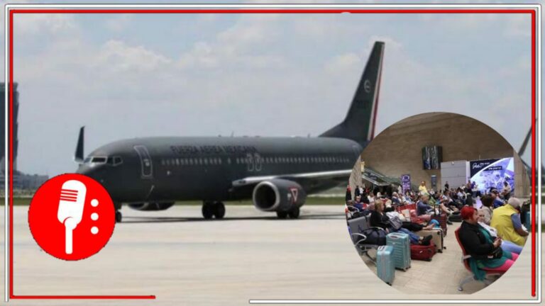 En la mañana de este lunes, un avión de la FAM despegó desde el AIFA para traer de vuelta a los mexicanos varados en Israel (VIDEO)