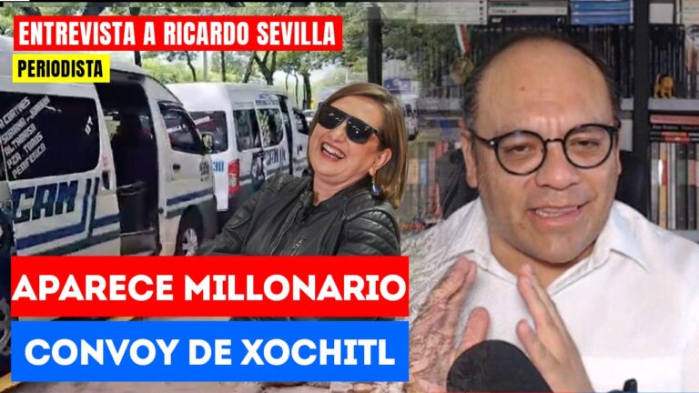 #Entrevista | Aparece millonario convoy de Xóchitl: El periodista Ricardo Sevilla señaló que el pueblo no quiere a la panista empresaria Gálvez, ya que este no se deja engañar