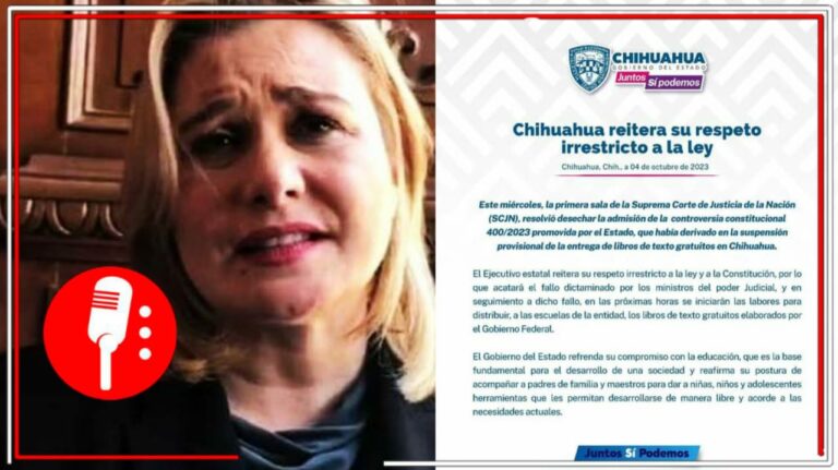 Tras fallo de la SCJN, Gobierno de Chihuahua anuncia distribución de los Libros de Texto Gratuitos