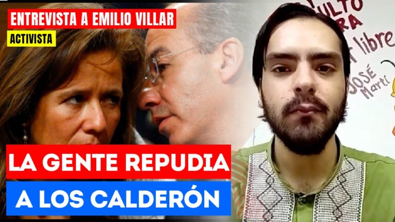 #Entrevista | La gente repudia a los Calderón: El activista Emilio Villar señaló que Margarita Zavala es una vergüenza para México pues no ha tenido la suficiente capacidad para ser una legisladora