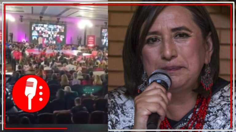 La autollamada &#8220;sociedad civil&#8221; abandona a Xóchitl Gálvez, no llena evento en WTC de la CDMX (VIDEO)