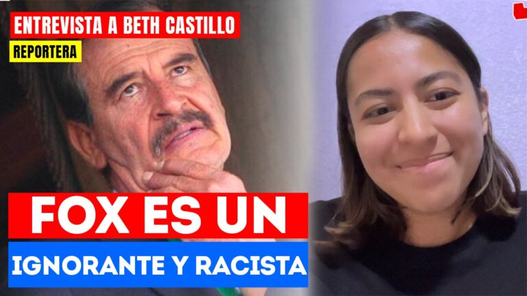 #Entrevista | Fox es un ignorante y racista: La reportera Beatriz Castillo señaló que el ex presidente siempre ha hecho comentarios ignorantes y racistas contra Claudia Sheinbaum