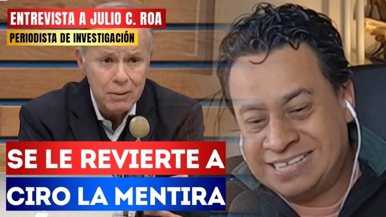 #Entrevista | Se le revierte a Ciro la mentira: El periodista de investigación, Julio C. Roa dio a conocer que Ciro Gómez Leyva presentó encuestadora que trabaja para Xóchitl Gálvez en lo oscurito
