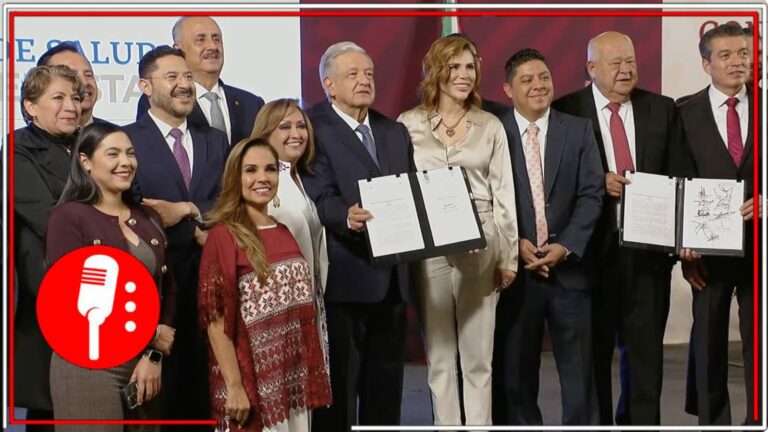 La salud no es un privilegio, es un derecho: AMLO y los gobernadores de la 4T firman adhesión al IMSS-Bienestar (VIDEO)