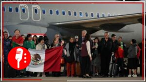 Aterrizan en el AIFA los primeros 143 connacionales repatriados de Israel 