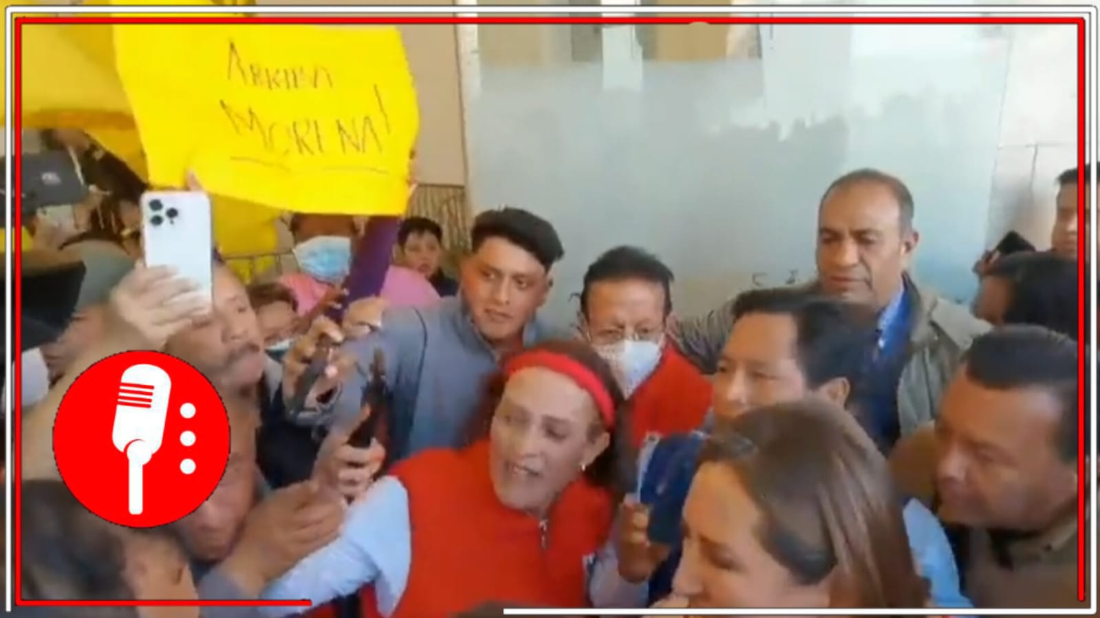 El pueblo ya lo sabe: Con pancartas de “Arriba Morena” reciben a la panista Xóchitl Gálvez durante su visita a Hidalgo (VIDEO)