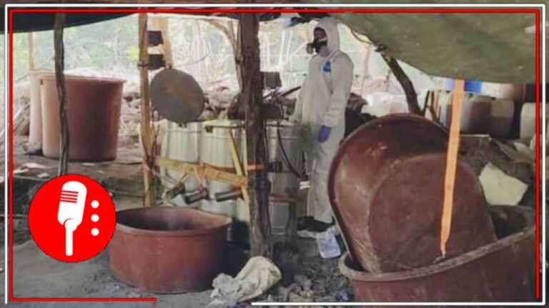 Asegura Sedena laboratorio que producía metanfetaminas en la Sierra de Sinaloa 