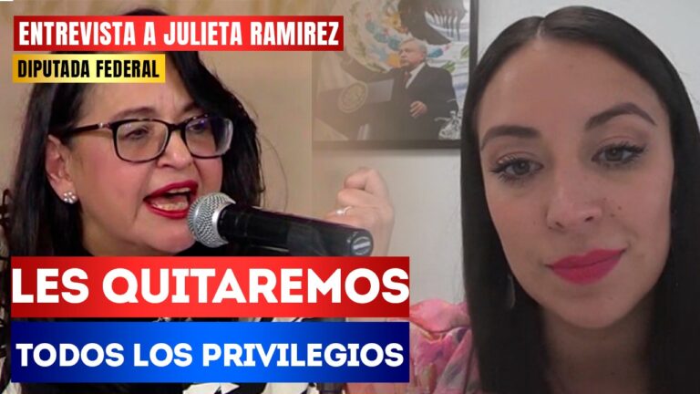 #Entrevista | Les quitaremos todos los privilegios: La diputada federal, Julieta Ramírez señaló que los ministros ganan millones por no hacer nada